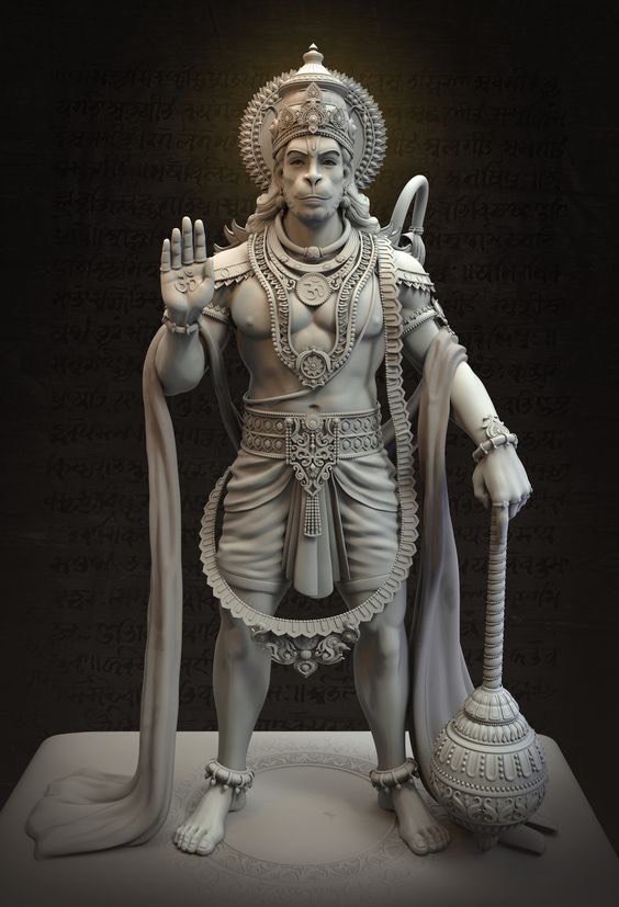 Vijayanjaneya Statue Bali art